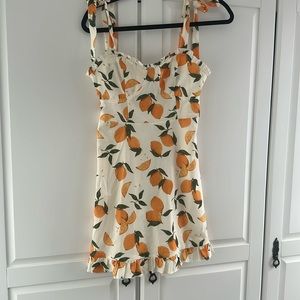 Cider Citrus Mini Dress